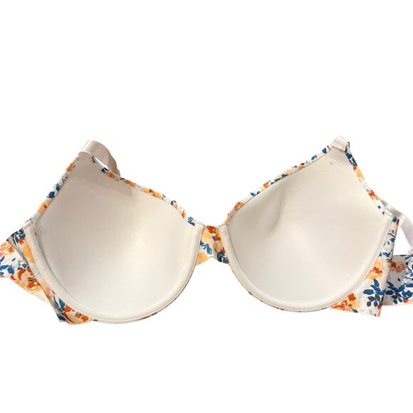 Isacc Mizrahi multicolored floral print push up bra size 40DD - Picture 3 of 6